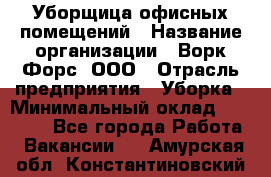 Уборщица офисных помещений › Название организации ­ Ворк Форс, ООО › Отрасль предприятия ­ Уборка › Минимальный оклад ­ 24 000 - Все города Работа » Вакансии   . Амурская обл.,Константиновский р-н